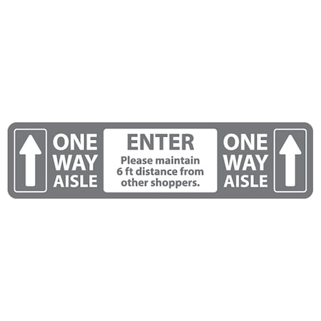 One Way Entrance, Gray, 15